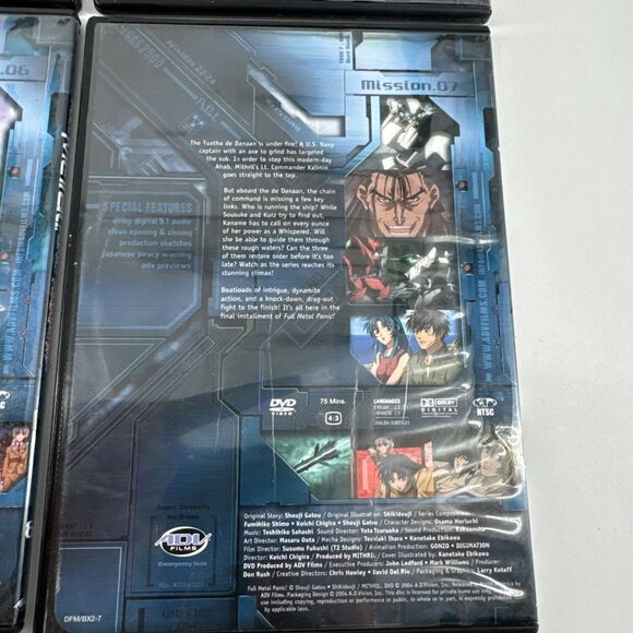 Full Metal Panic Missions 4 - 7 Set of 4 DVDs Japanese Animation Free Shipping - Picture 9 of 15